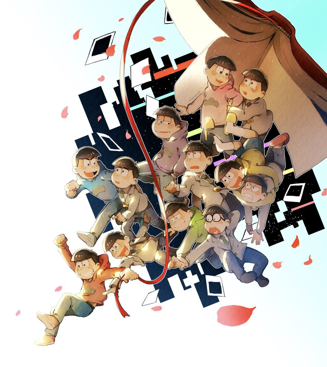 This is a pixiv picture whose title is おそ松LOG16.