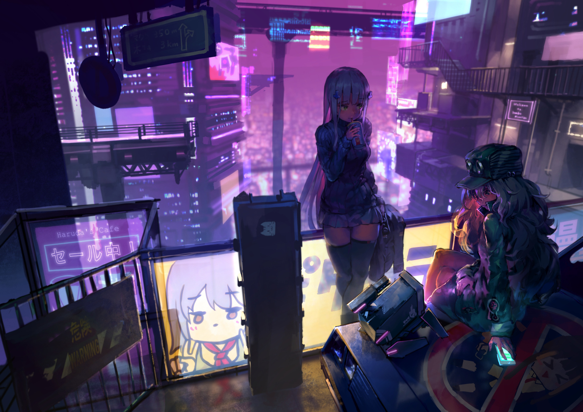 This is a pixiv picture whose title is 80's dream.