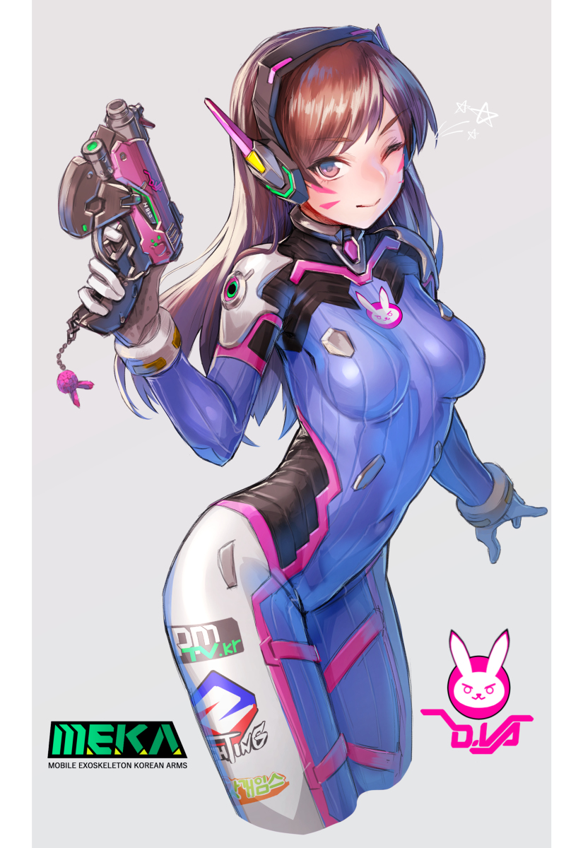 This is a pixiv picture whose title is D.VA.