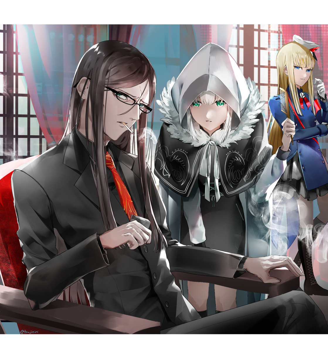 This is a pixiv picture whose title is 無題.