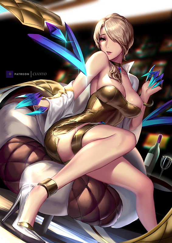 This is a pixiv picture whose title is KDA Evelynn Prestige.