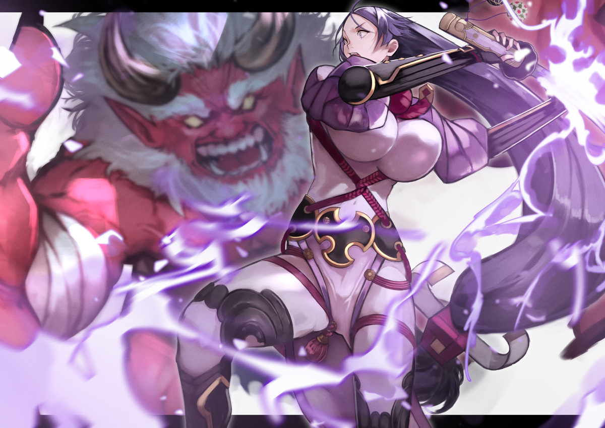 This is a pixiv picture whose title is 鬼滅.