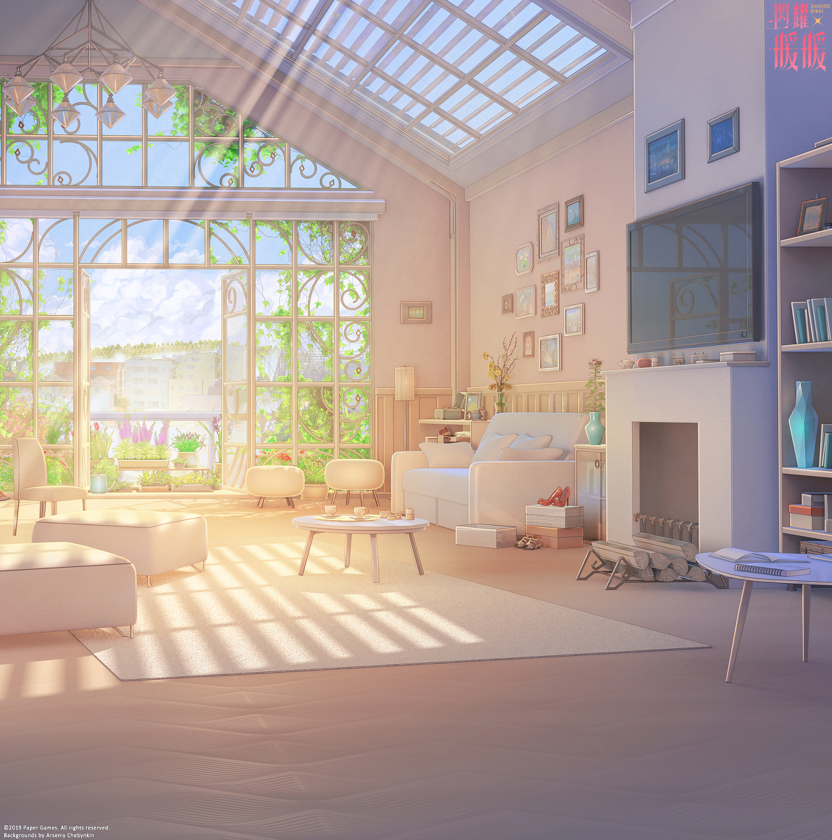 This is a pixiv picture whose title is Nikki room 『Shining Nikki』.