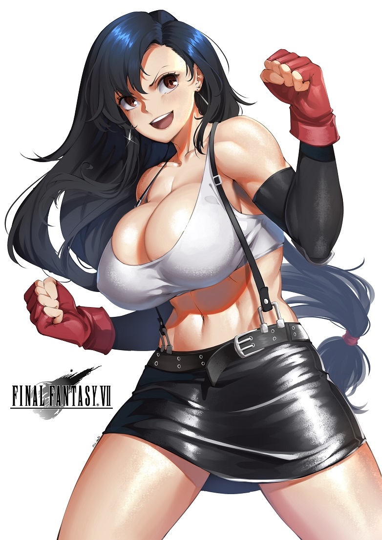 This is a pixiv picture whose title is Tifa Lockhart-Final Fantasy VII.