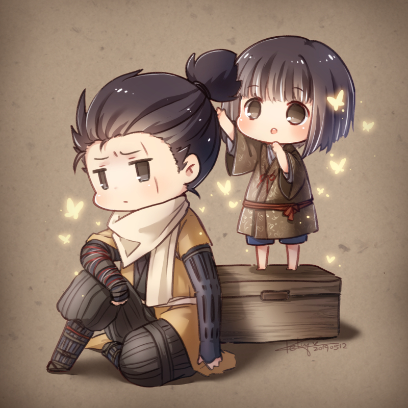 This is a pixiv picture whose title is 【腐】狼と九郎まとめ4.5[中國語].