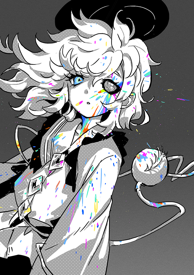 This is a pixiv picture whose title is 宇宙からの色.