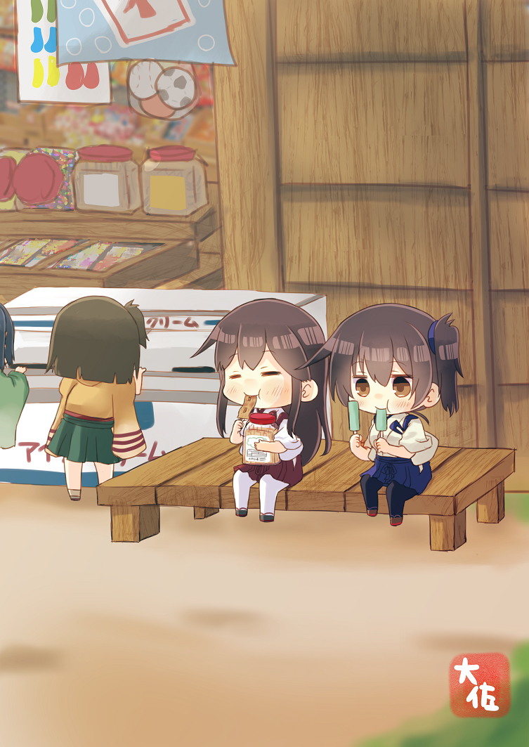 This is a pixiv picture whose title is だがしやさん.