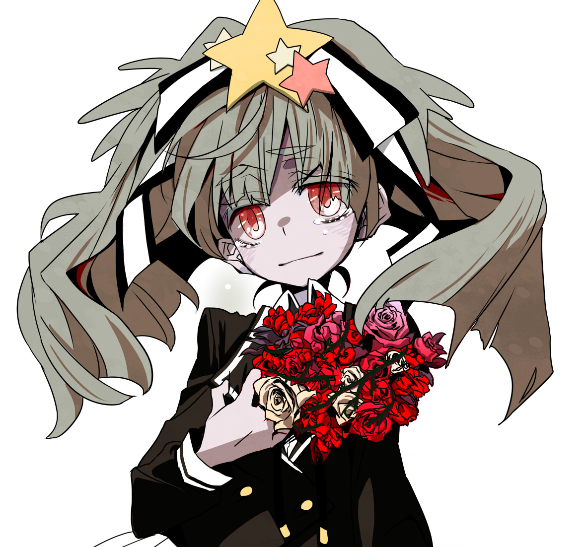 This is a pixiv picture whose title is 薔薇の心臓.