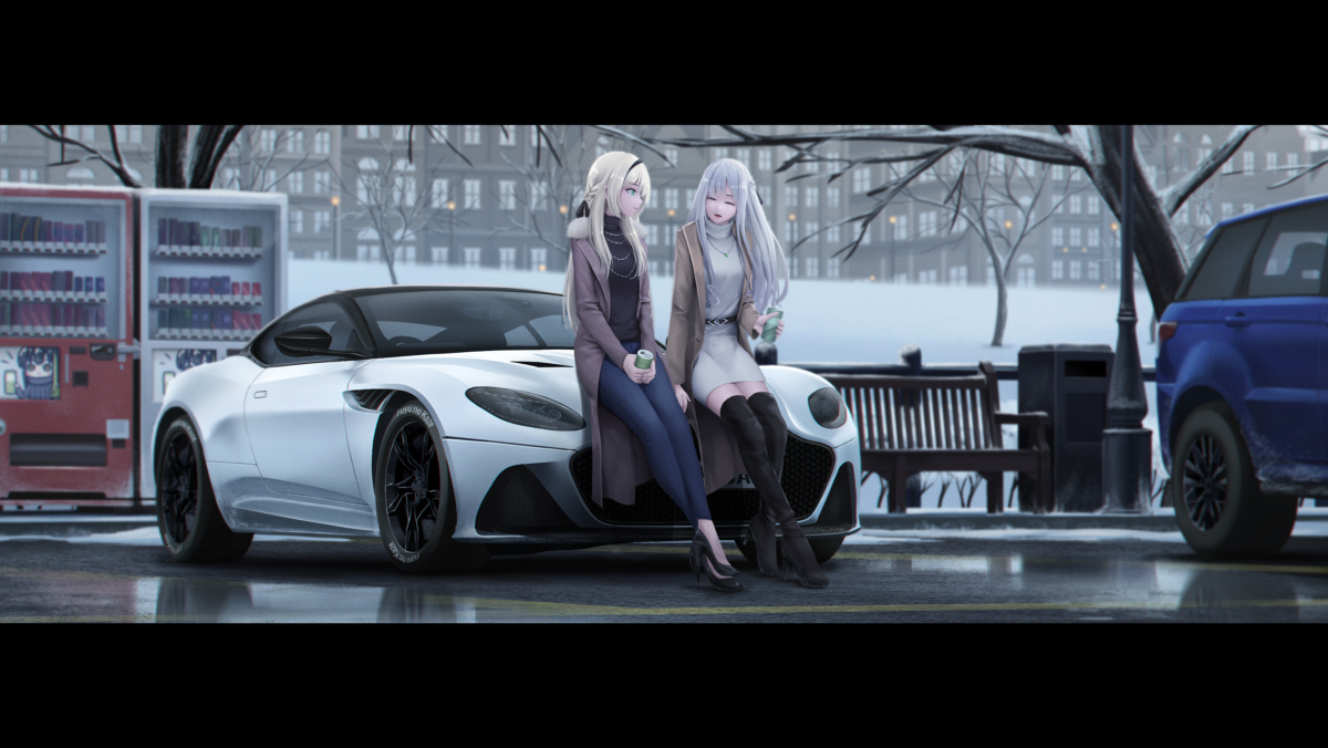 This is a pixiv picture whose title is AK12 & AN94.