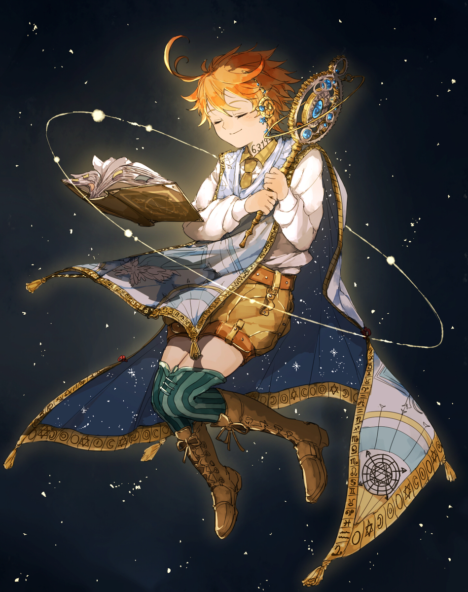 This is a pixiv picture whose title is 天体銀河系の魔法使い.