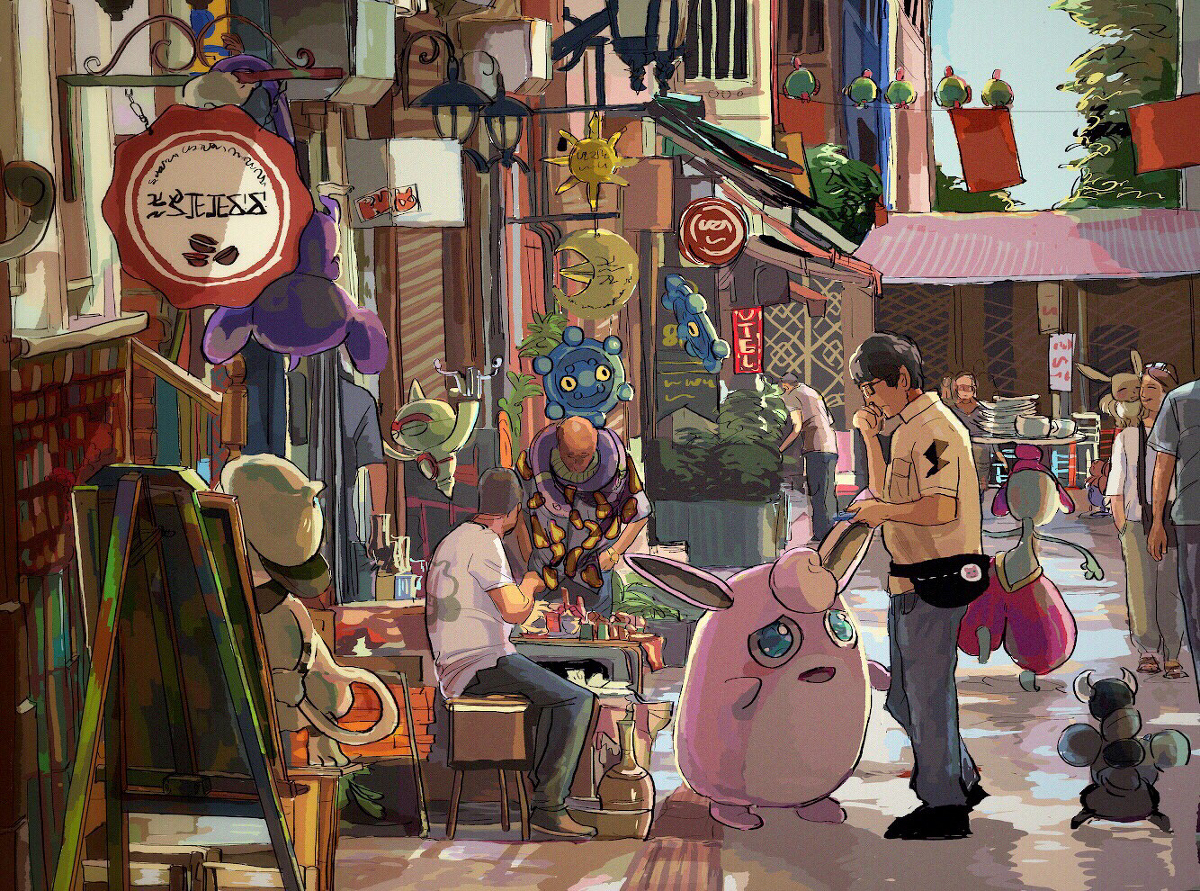 This is a pixiv picture whose title is 相棒との旅行.