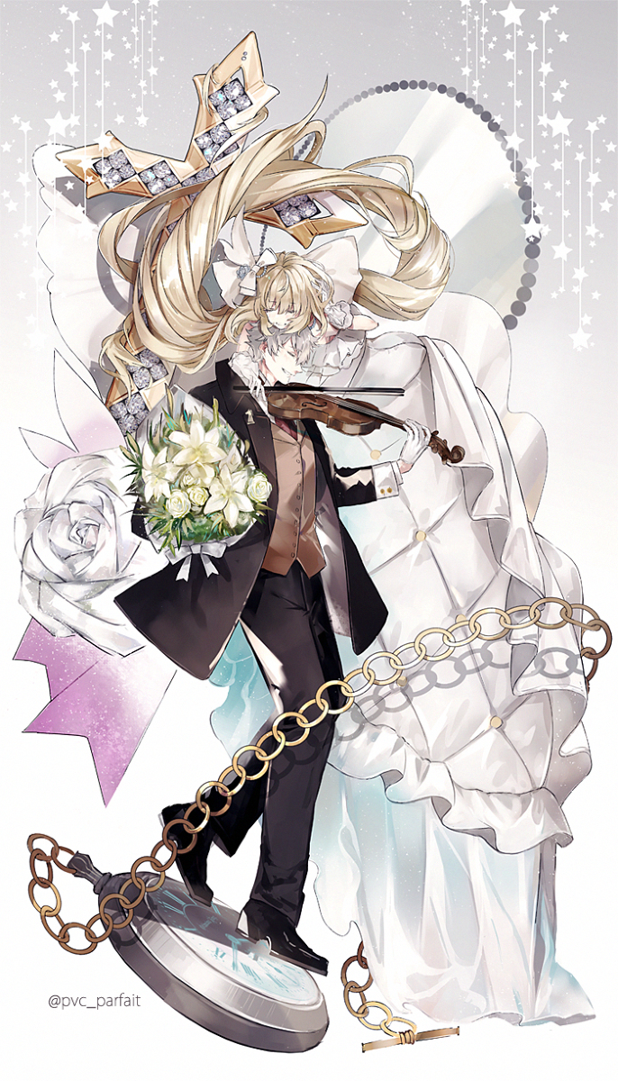This is a pixiv picture whose title is ~orchestra.