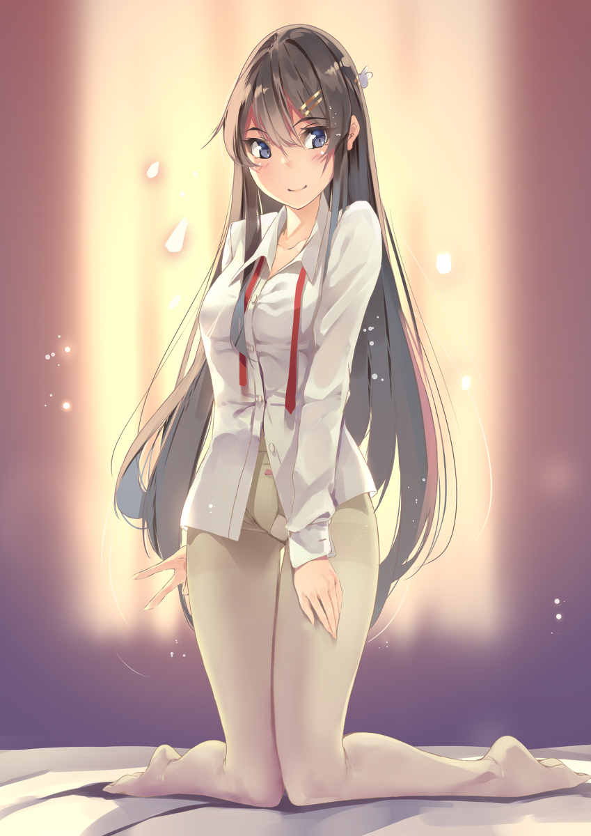 This is a pixiv picture whose title is 麻衣さん.