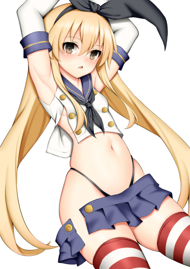 This is a pixiv picture whose title is 島風.