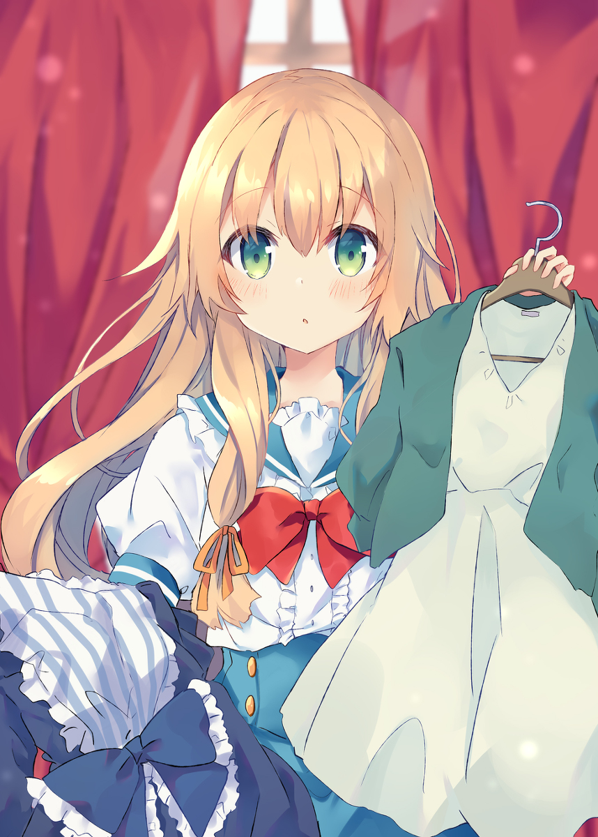 This is a pixiv picture whose title is おきがえ.