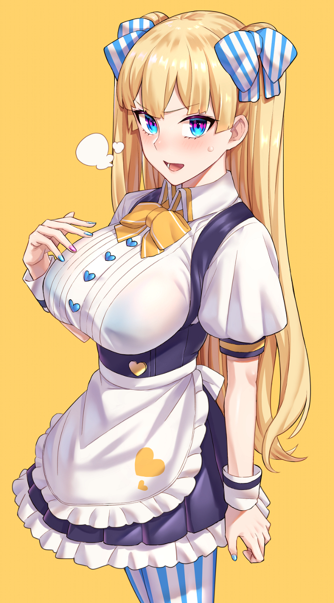 This is a pixiv picture whose title is 💛💙💙.