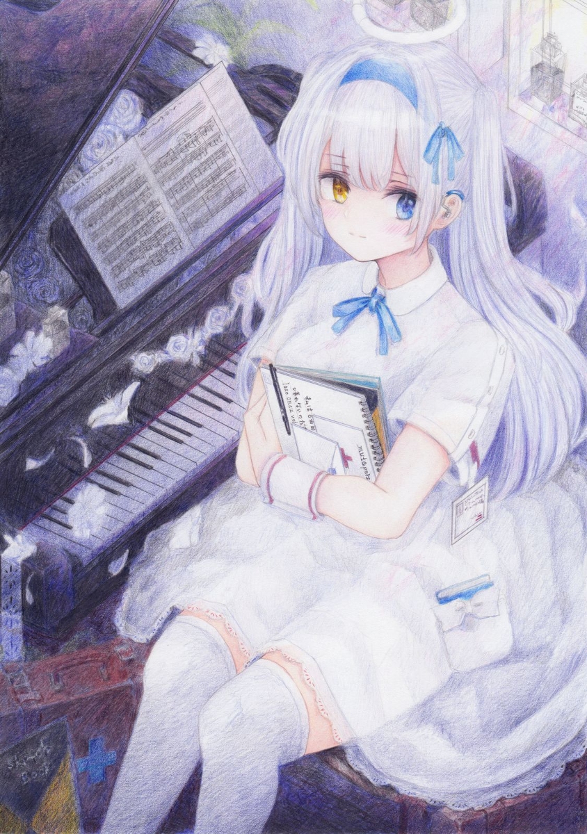 This is a pixiv picture whose title is mute person.