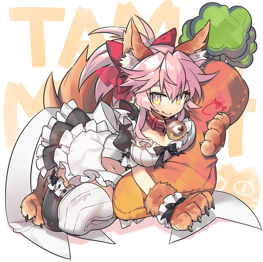 This is a pixiv picture whose title is Cat＆Carrot.