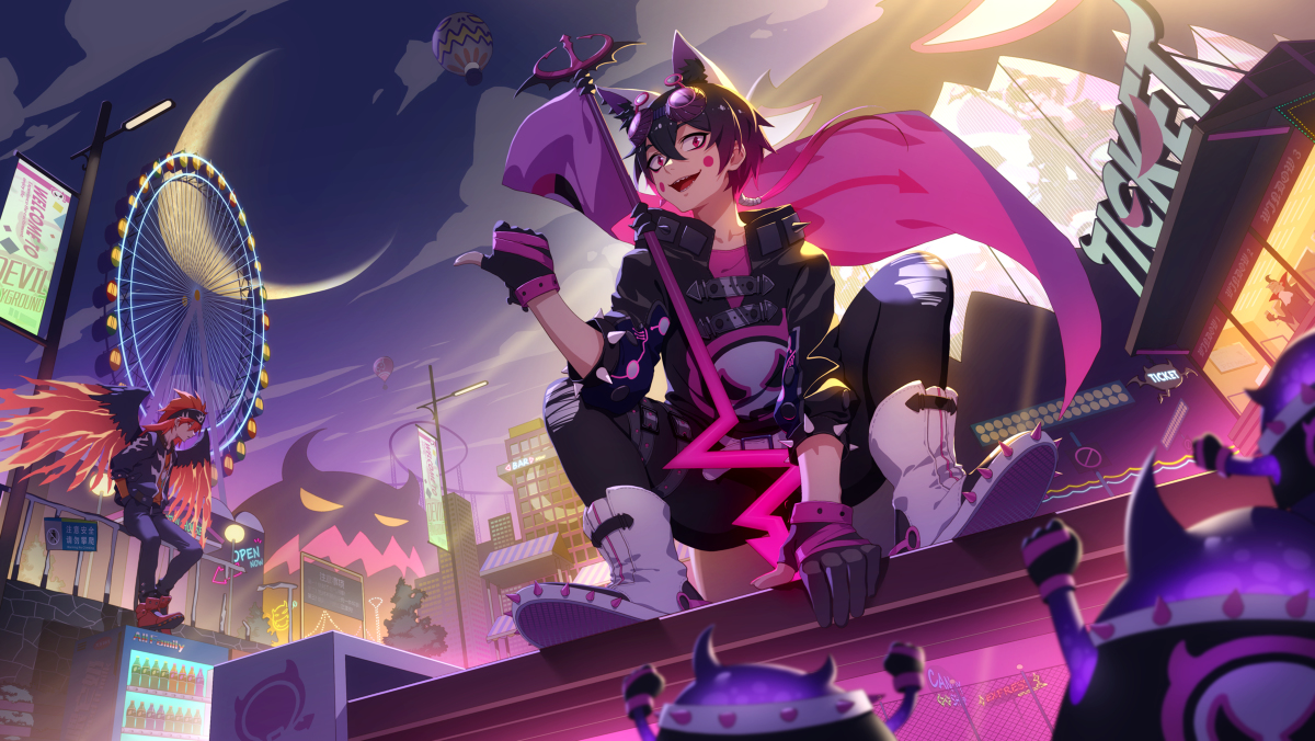 This is a pixiv picture whose title is 小钻风.