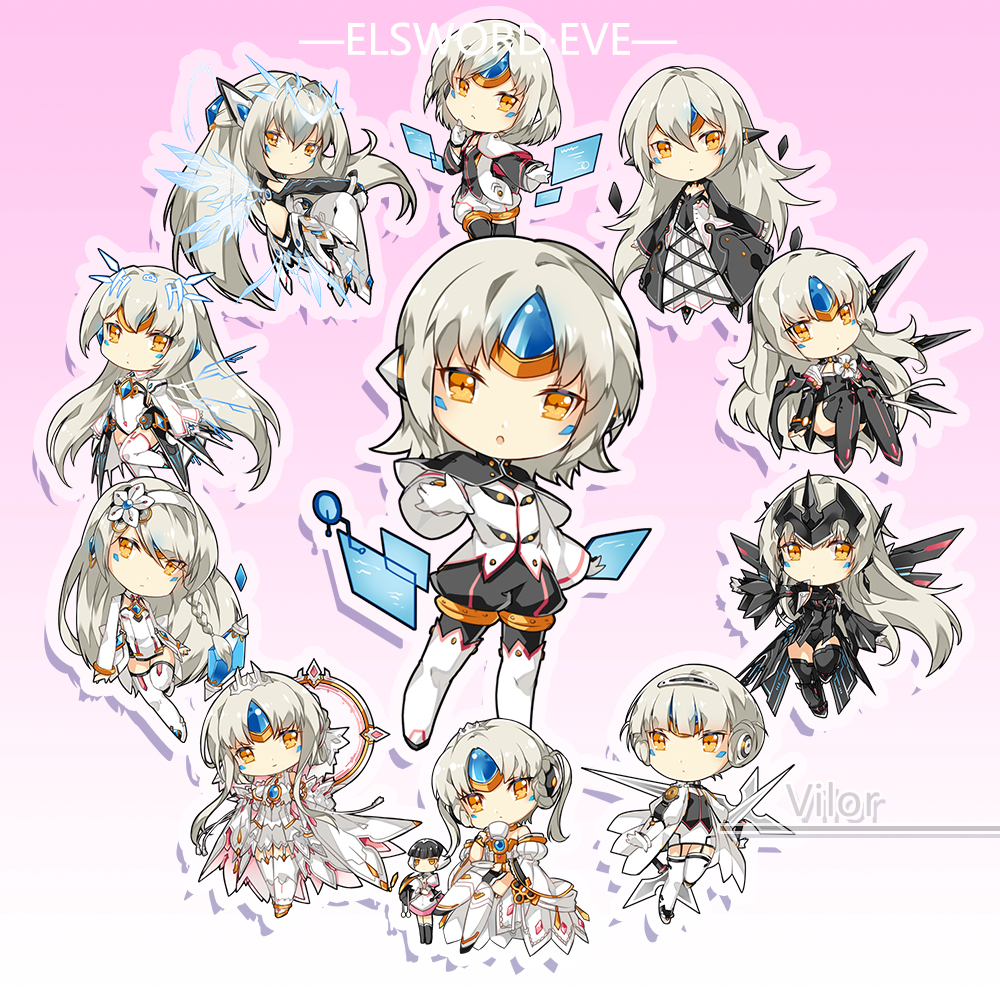 This is a pixiv picture whose title is —EVE·ALL—.