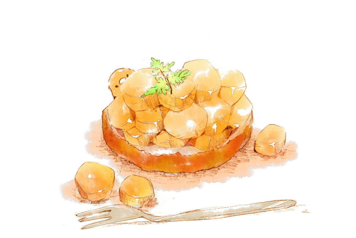 This is a pixiv picture whose title is マンゴータルトレット.