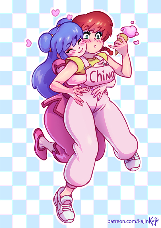 This is a pixiv picture whose title is Ranma x Shampoo.