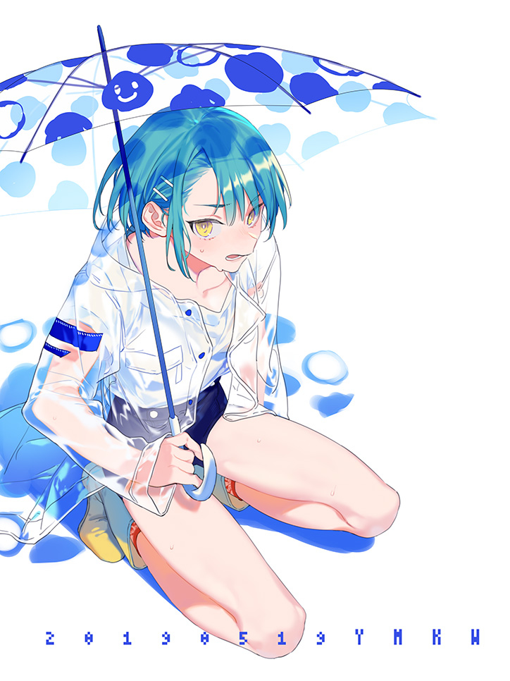 This is a pixiv picture whose title is 梅雨入り.