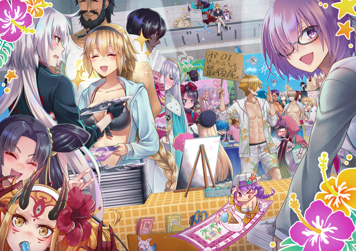 This is a pixiv picture whose title is サーヴァント・サマー・フェスティバル！.