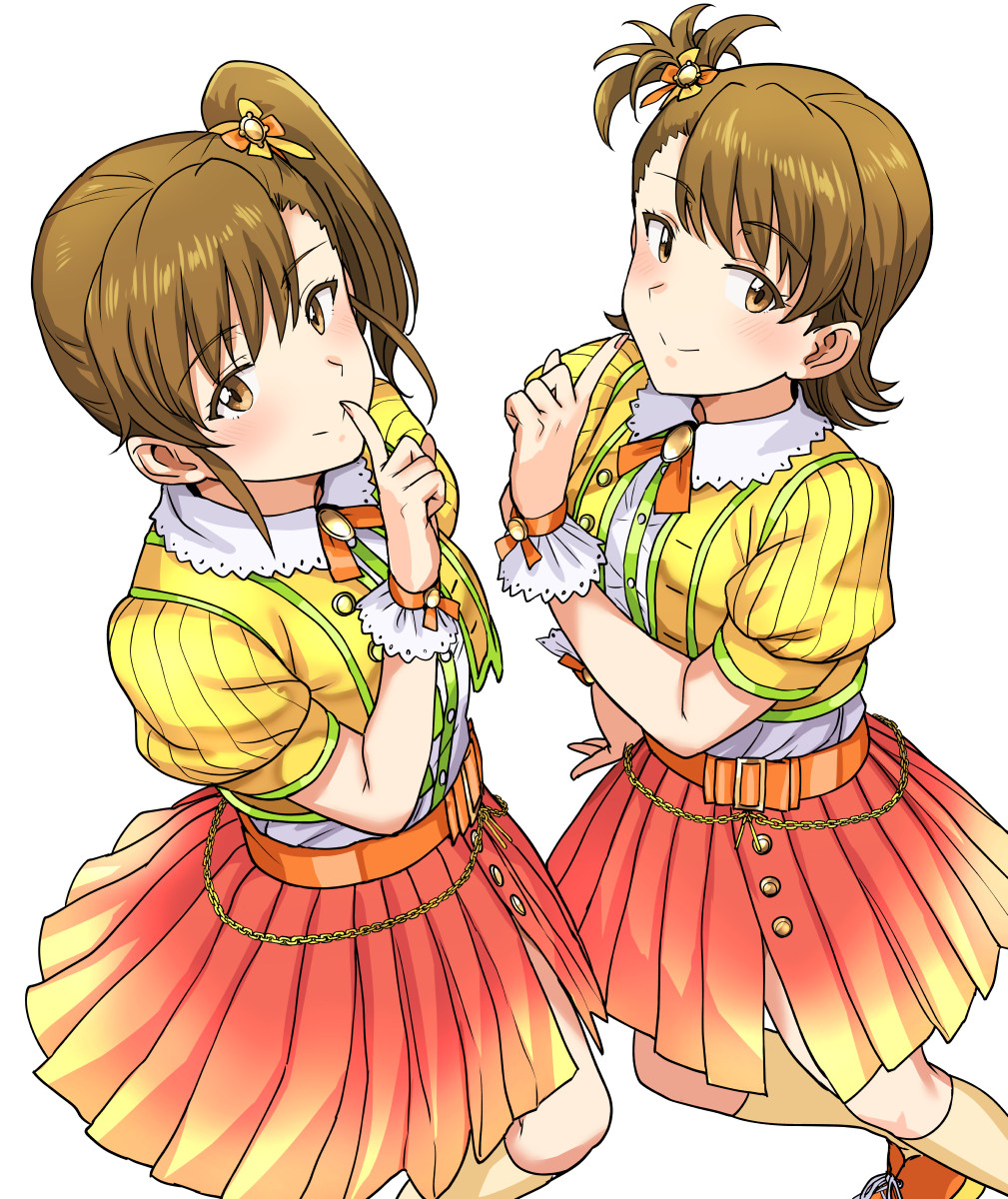 This is a pixiv picture whose title is 亜美真美誕生日おめ！！.