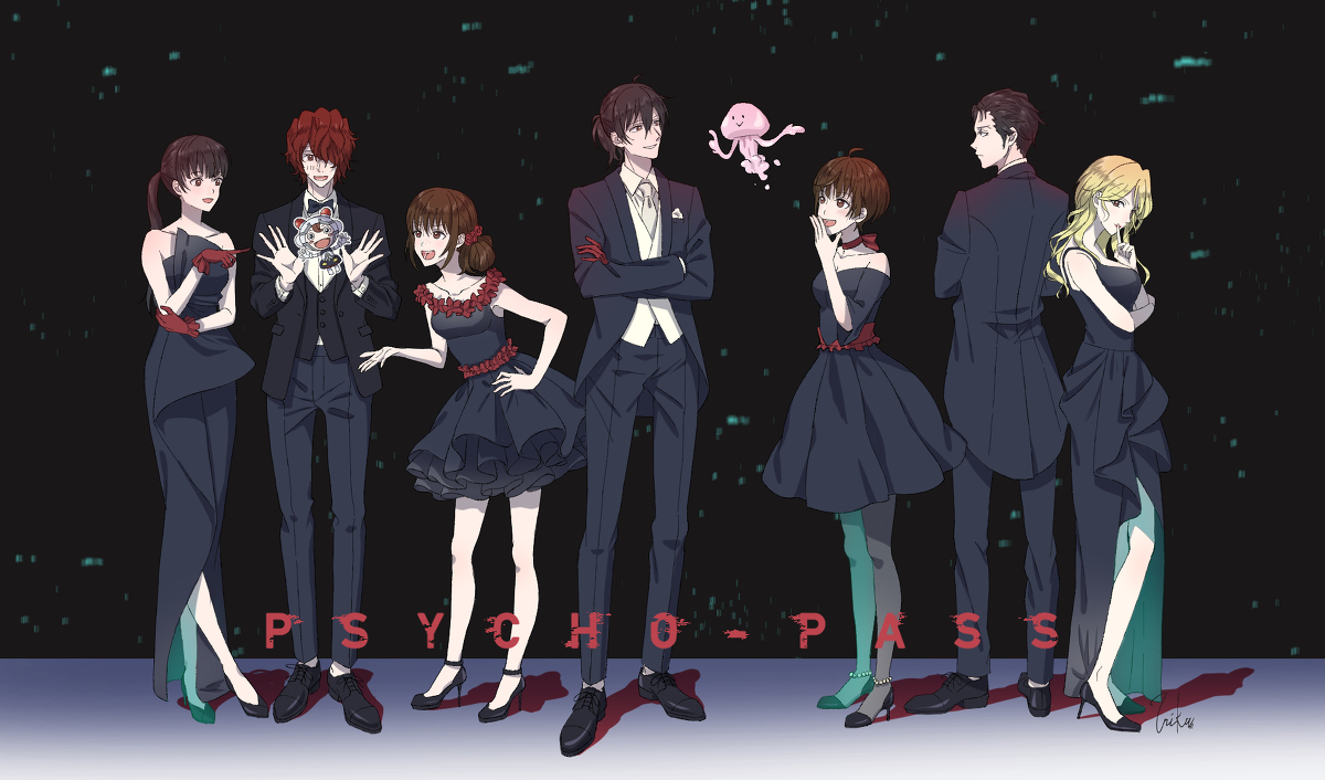 This is a pixiv picture whose title is PSYCHO-PASS.