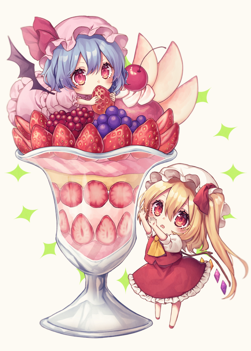 This is a pixiv picture whose title is レミフラパフェ.