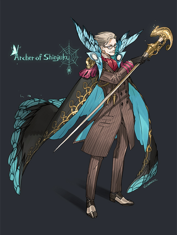 This is a pixiv picture whose title is 新宿のアーチャー.