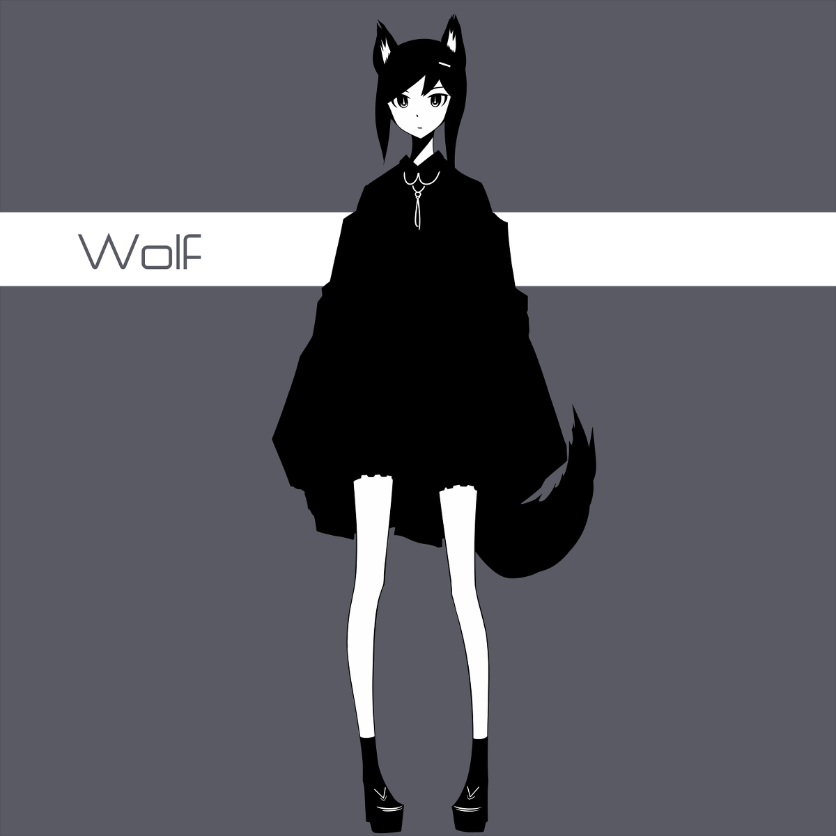 This is a pixiv picture whose title is Wolfちゃん.