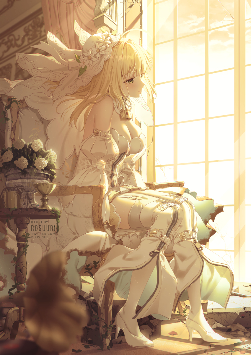 This is a pixiv picture whose title is Melancholy.