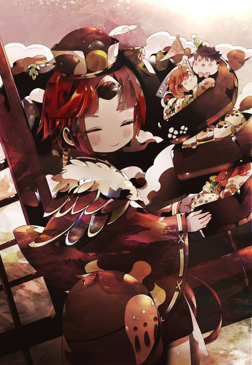 This is a pixiv picture whose title is 紅閻魔.