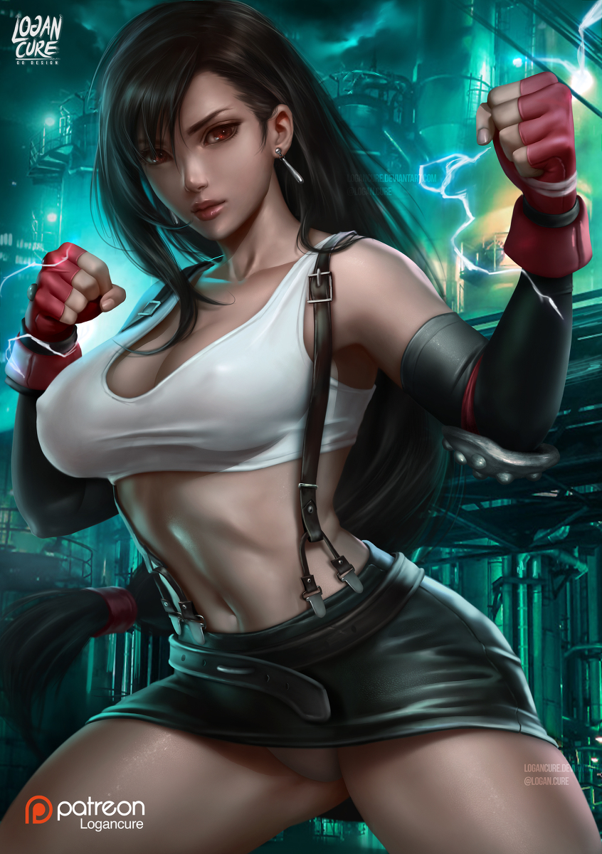 This is a pixiv picture whose title is Tifa Lockhart.