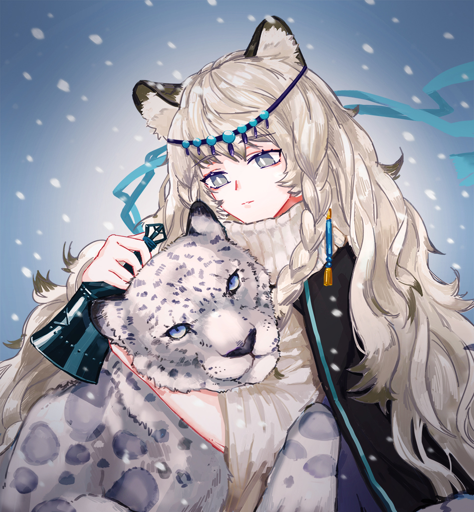 This is a pixiv picture whose title is 初雪.