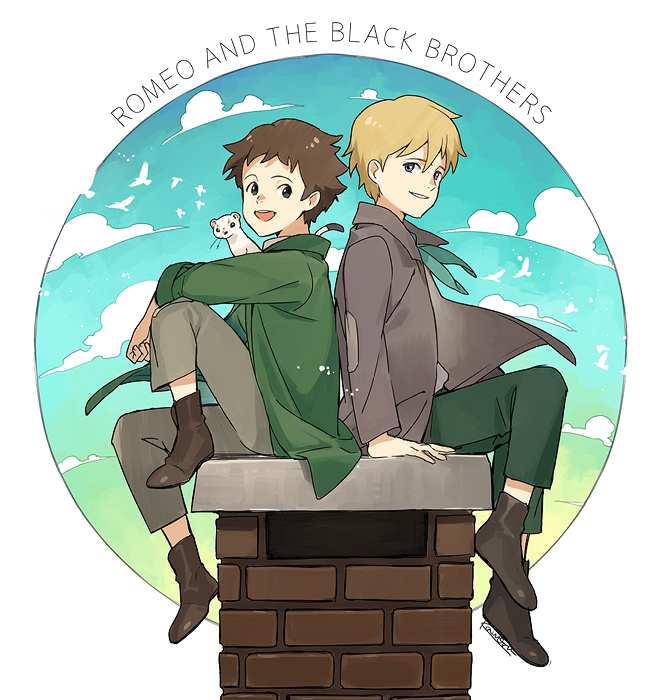 This is a pixiv picture whose title is ロミオの青い空.