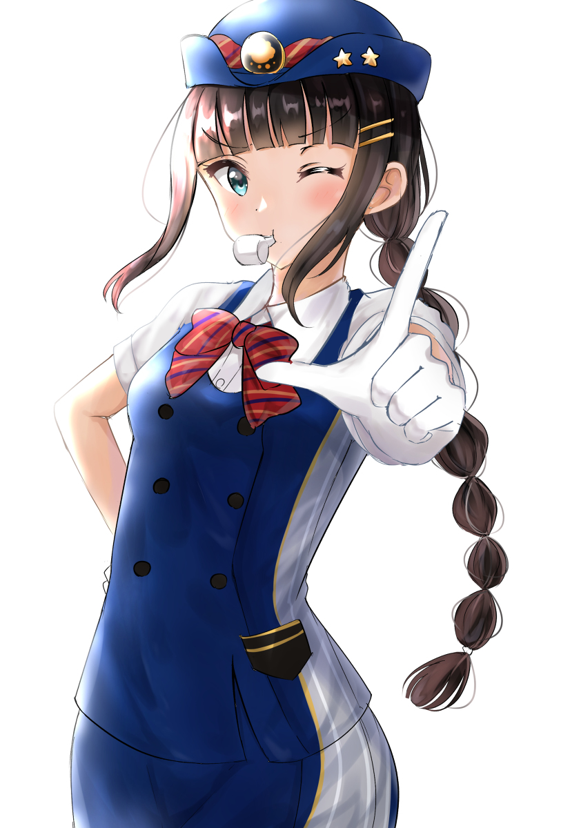 This is a pixiv picture whose title is ピーッ！.