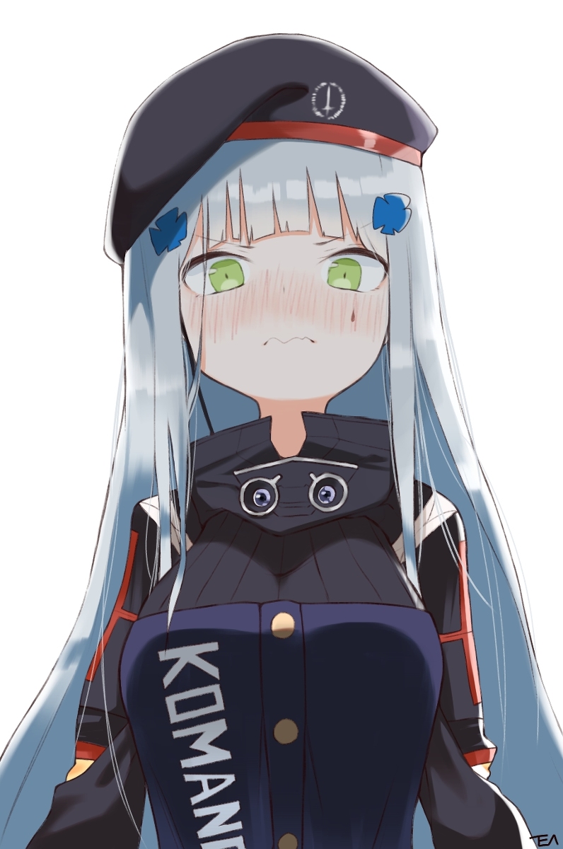 This is a pixiv picture whose title is HK416.