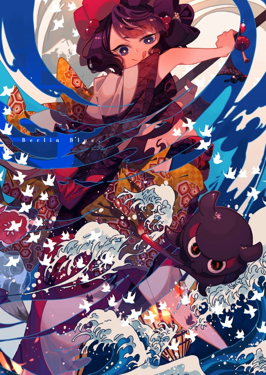 This is a pixiv picture whose title is 富嶽三十六景.
