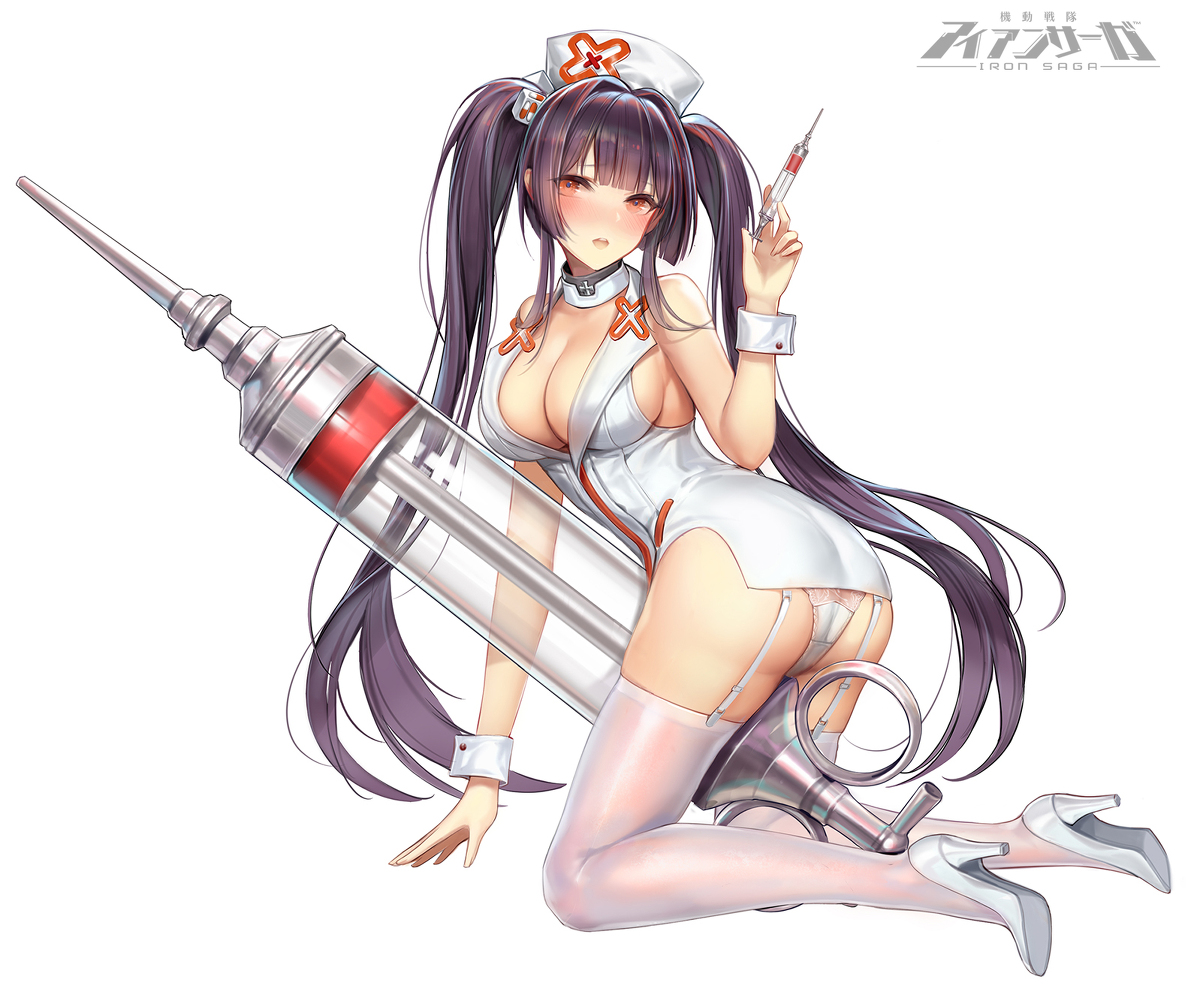 This is a pixiv picture whose title is nurse.