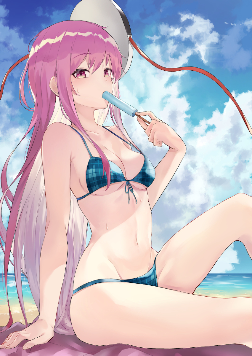 This is a pixiv picture whose title is 水着こころ.