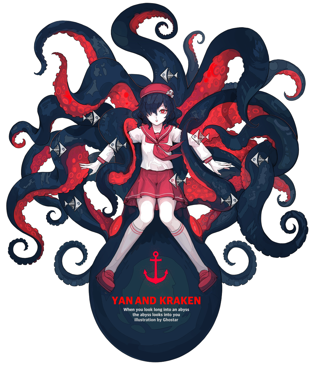 This is a pixiv picture whose title is 🐙KRAKEN🐙.
