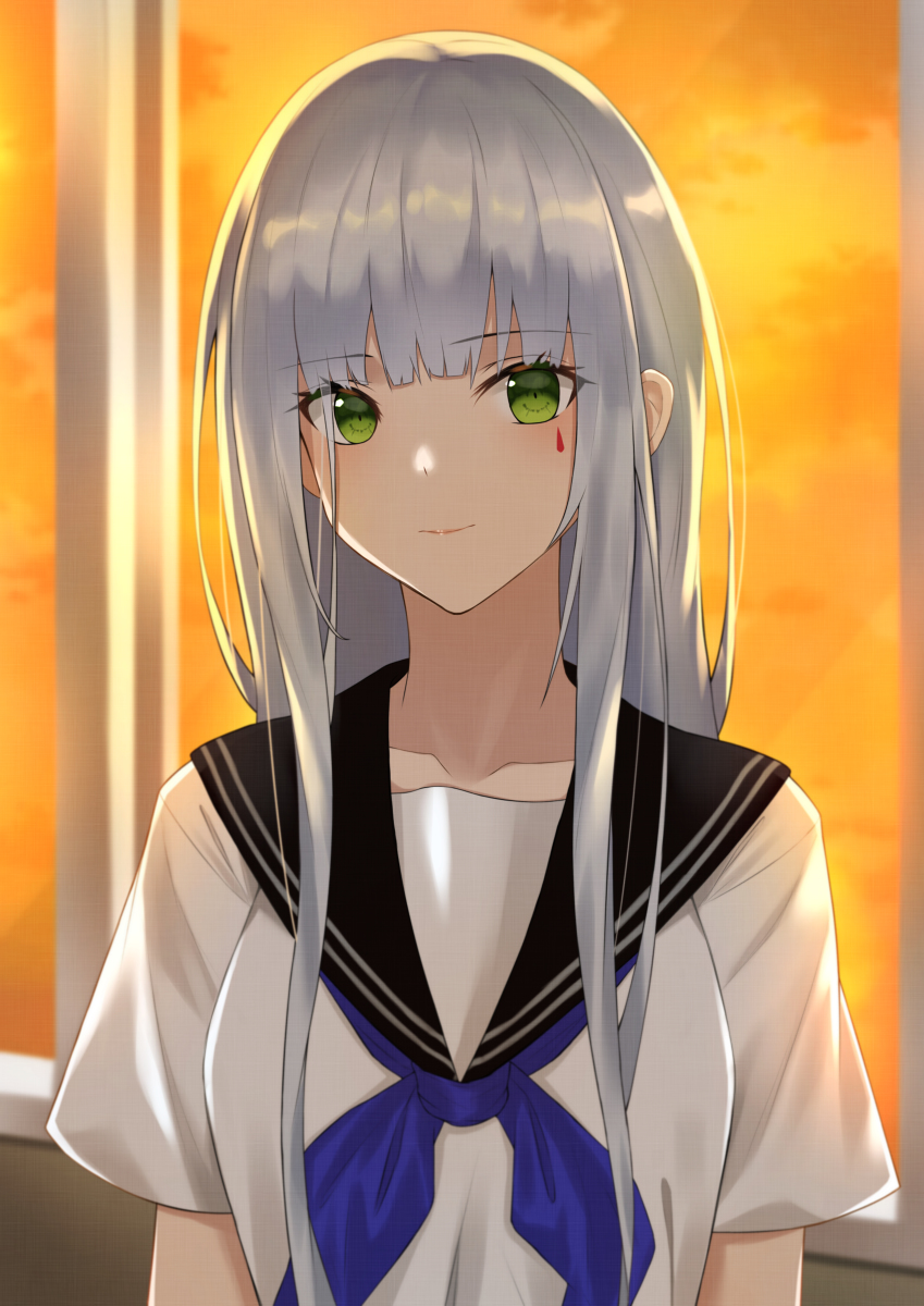 This is a pixiv picture whose title is HK416.