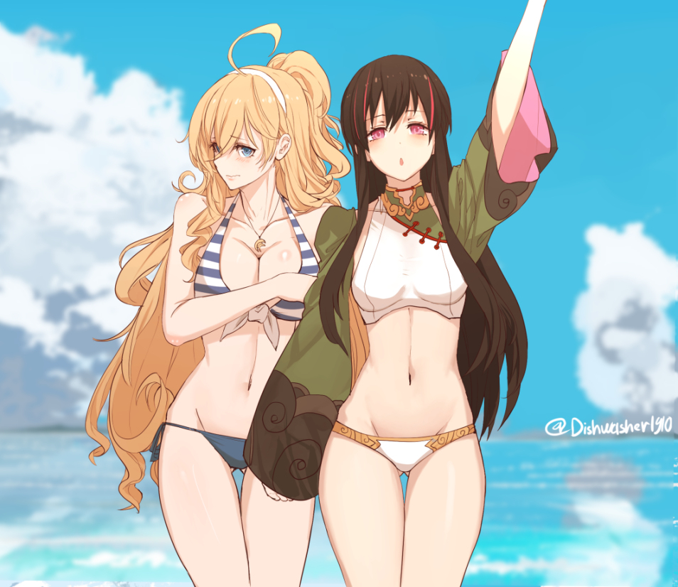 This is a pixiv picture whose title is Juniper beach.