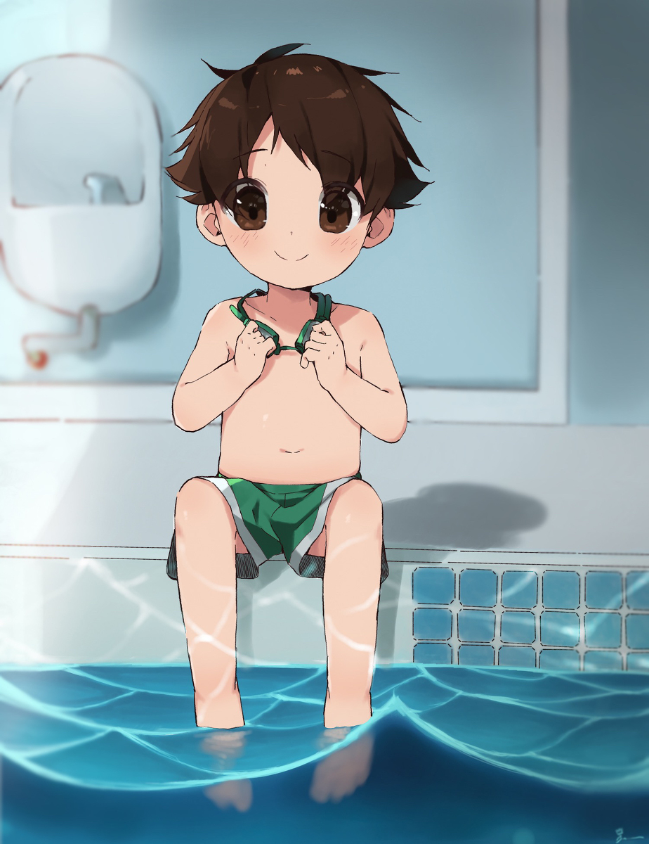 This is a pixiv picture whose title is Swimmer Floof!.