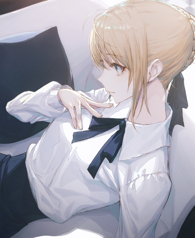This is a pixiv picture whose title is 休息.