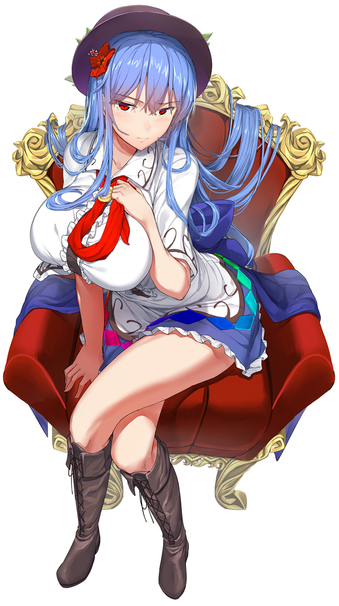 This is a pixiv picture whose title is 比那名居天子.