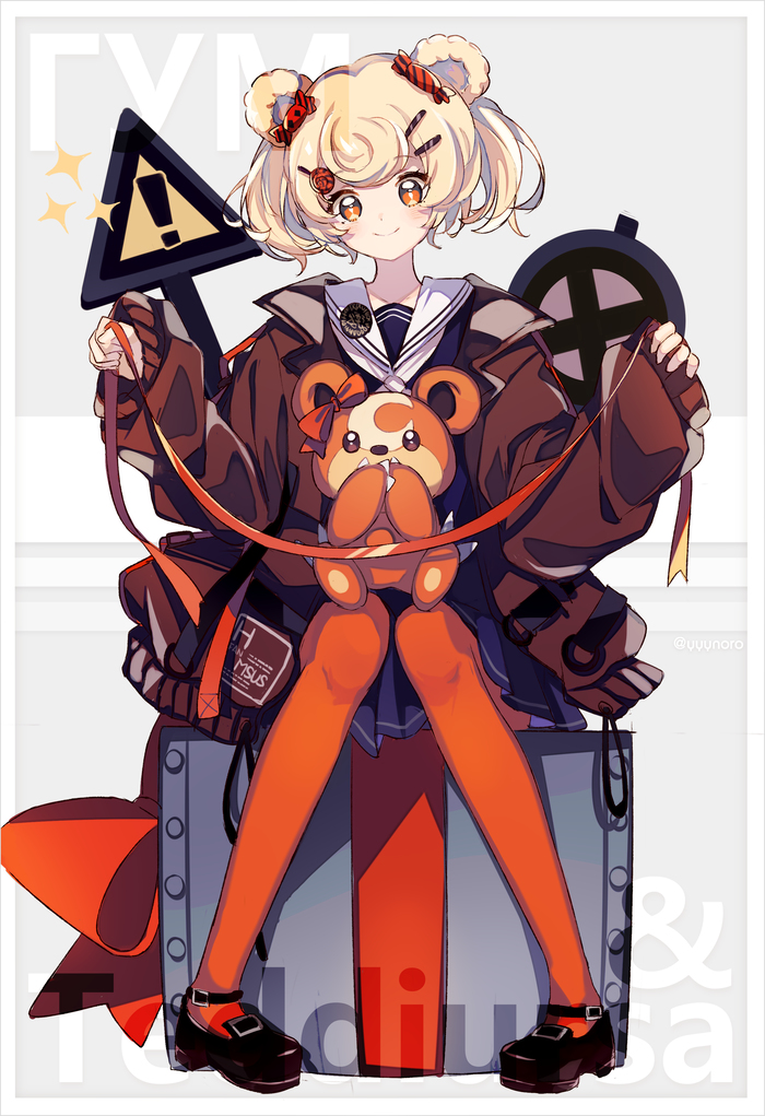 This is a pixiv picture whose title is 🧸.